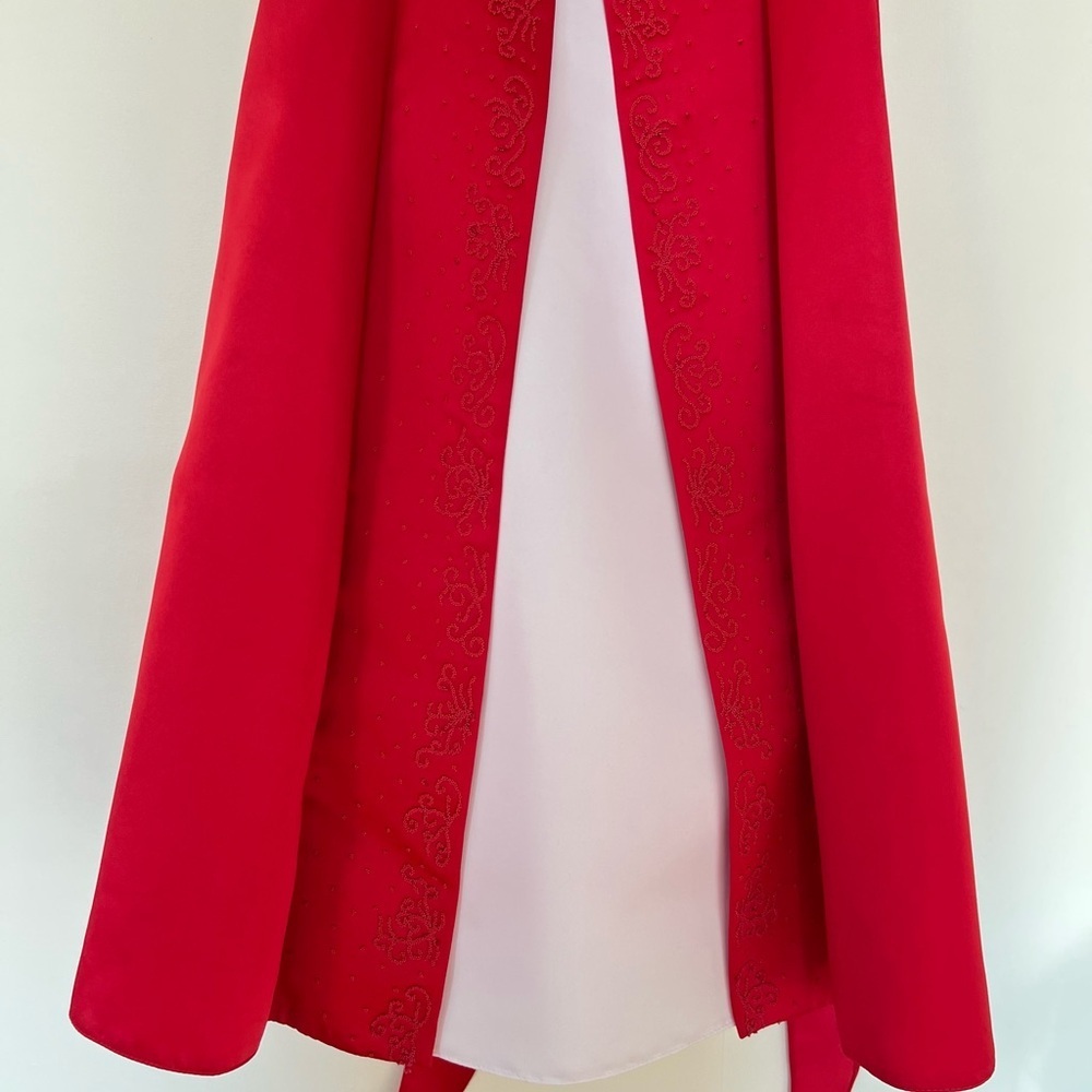Angels New York Kids Girls Gown Sze 12 Red Formal
Dress Ocassion Holiday Festive - Picture 10 of 17
